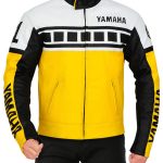 Yamaha Vintage Yellow Biker Riding Jacket