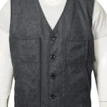 John Dutton Grey Wool Vest