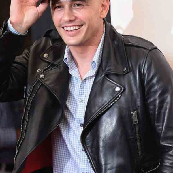 Zeroville James Franco Black Leather Jacket