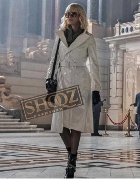 Atomic Blonde Charlize Theron Leather Coat