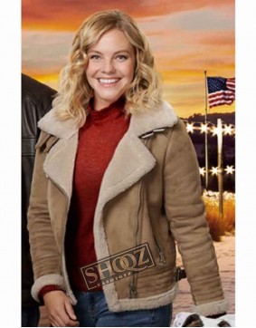 A Veterans Christmas (Grace Garland) Eloise Mumford Suede Jacket