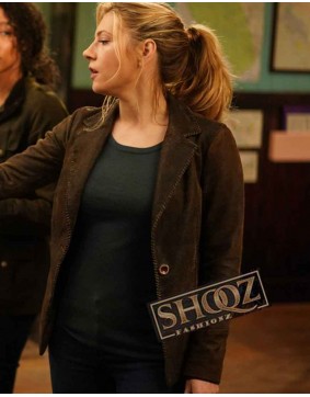 Jenny Hoyt Big Sky Katheryn Winnick Suede Blazer