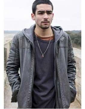 Elite (Omar Shanaa) Omar Ayuso Gray Leather Jacket