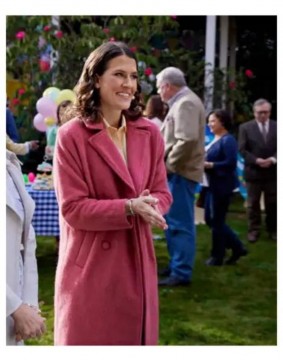 The Blessing Bracelet 2023 Morgana Wyllie Pink Wool Coat